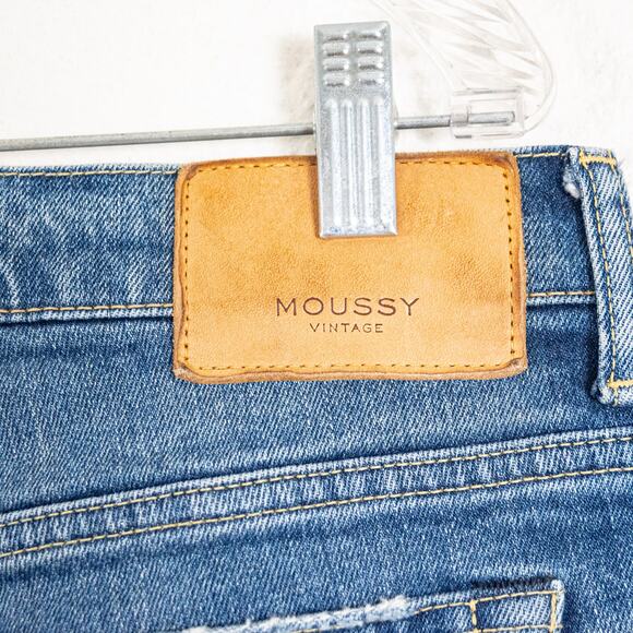 Moussy Vintage Japan size 31 taperedSkinny Denim Jeans size 33x30 - Picture 8 of 10